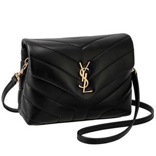 良品✨イヴサンローラン ショルダーバッグ YSL キャビアスキン ブラウン