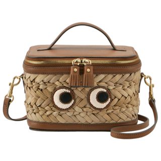 アニヤ ハインドマーチ ANYA HINDMARCH ショルダーバッグ eyes ミニ カゴバッグ ブラウン系 165259