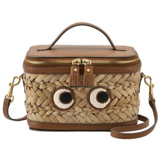 アニヤハインドマーチ(ANYA HINDMARCH)のアニヤ ハインドマーチ ANYA HINDMARCH ショルダーバッグ eyes ミニ カゴバッグ ブラウン系 165259 (ショルダーバッグ)