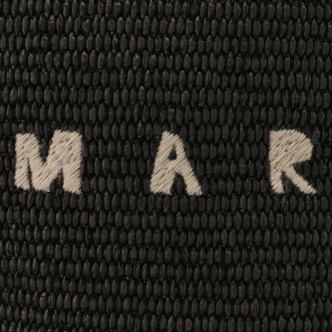 マルニ MARNI レザー&ラフィア TROPICALIA スモール バスケット かごバッグ ブラック BMMP0068Q0 P3860 00N99