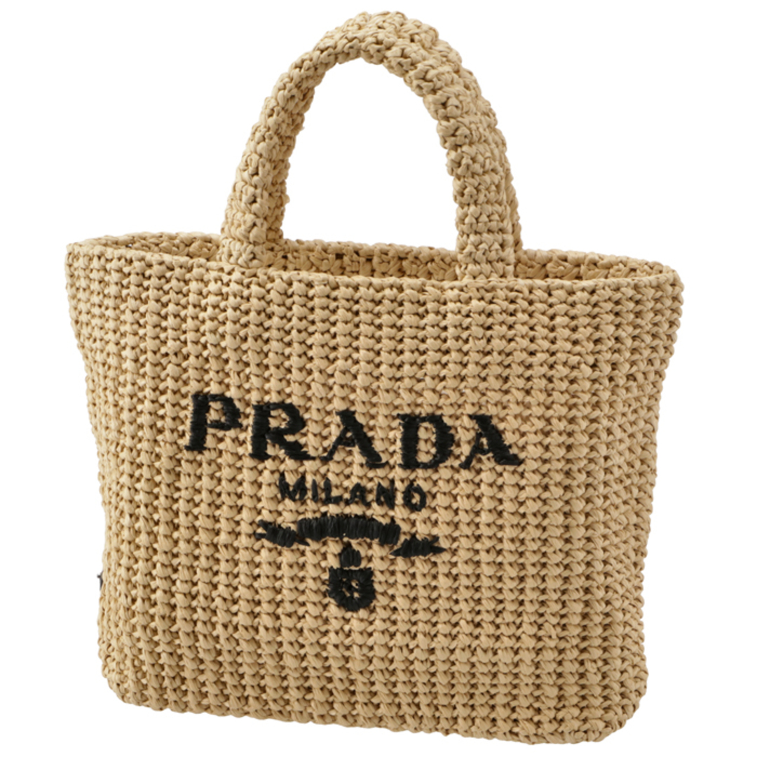 PRADA  ラフィア　トートバッグ　プラダ