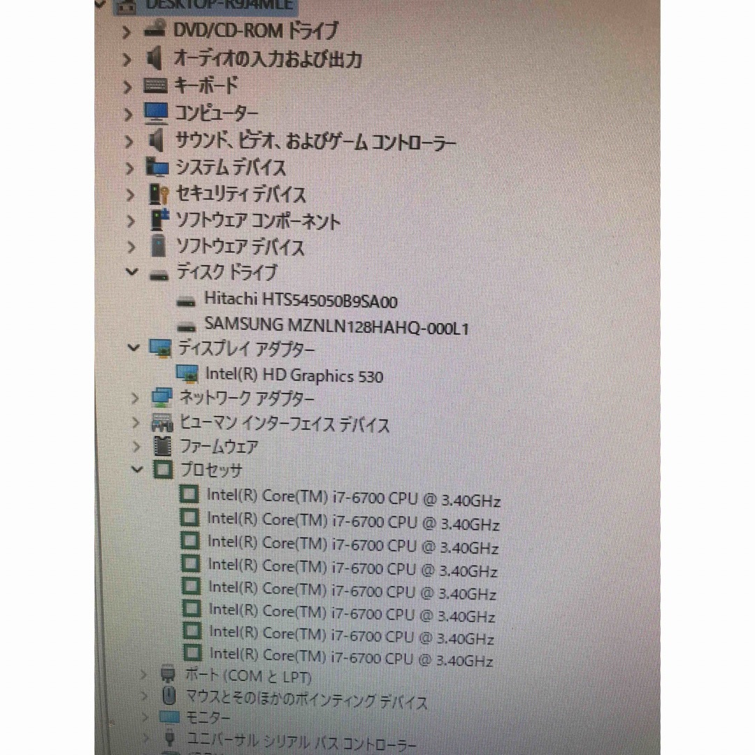 Samsung SSD128GB/Dellデスクトップパソコン/i7-6700 スマホ/家電/カメラのPC/タブレット(デスクトップ型PC)の商品写真