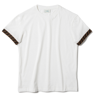 フェンディ(FENDI)のフェンディ FENDI 【大人もOK】キッズ Tシャツ FFロゴ スウェットシャツ ホワイト JUI018 7AJ F0TU9(Tシャツ/カットソー)