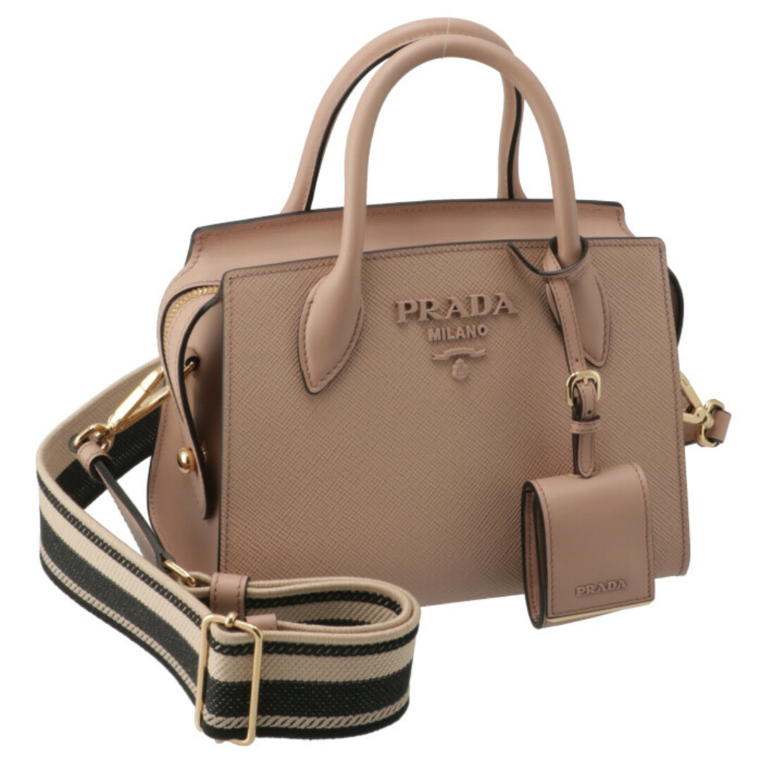 プラダ PRADA トートバッグ サフィアーノ モノクローム ロゴベルト 1BA2693OO 2ERX YFK【22AW SALE】【0305サーチ】  | フリマアプリ ラクマ