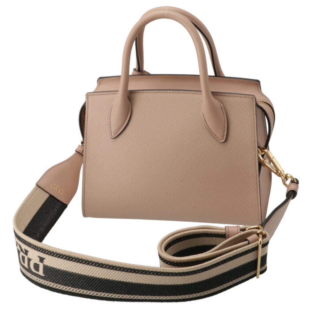 PRADA - プラダ PRADA トートバッグ サフィアーノ モノクローム PRADA - プラダ PRADA トートバッグ サフィアーノ モノクローム