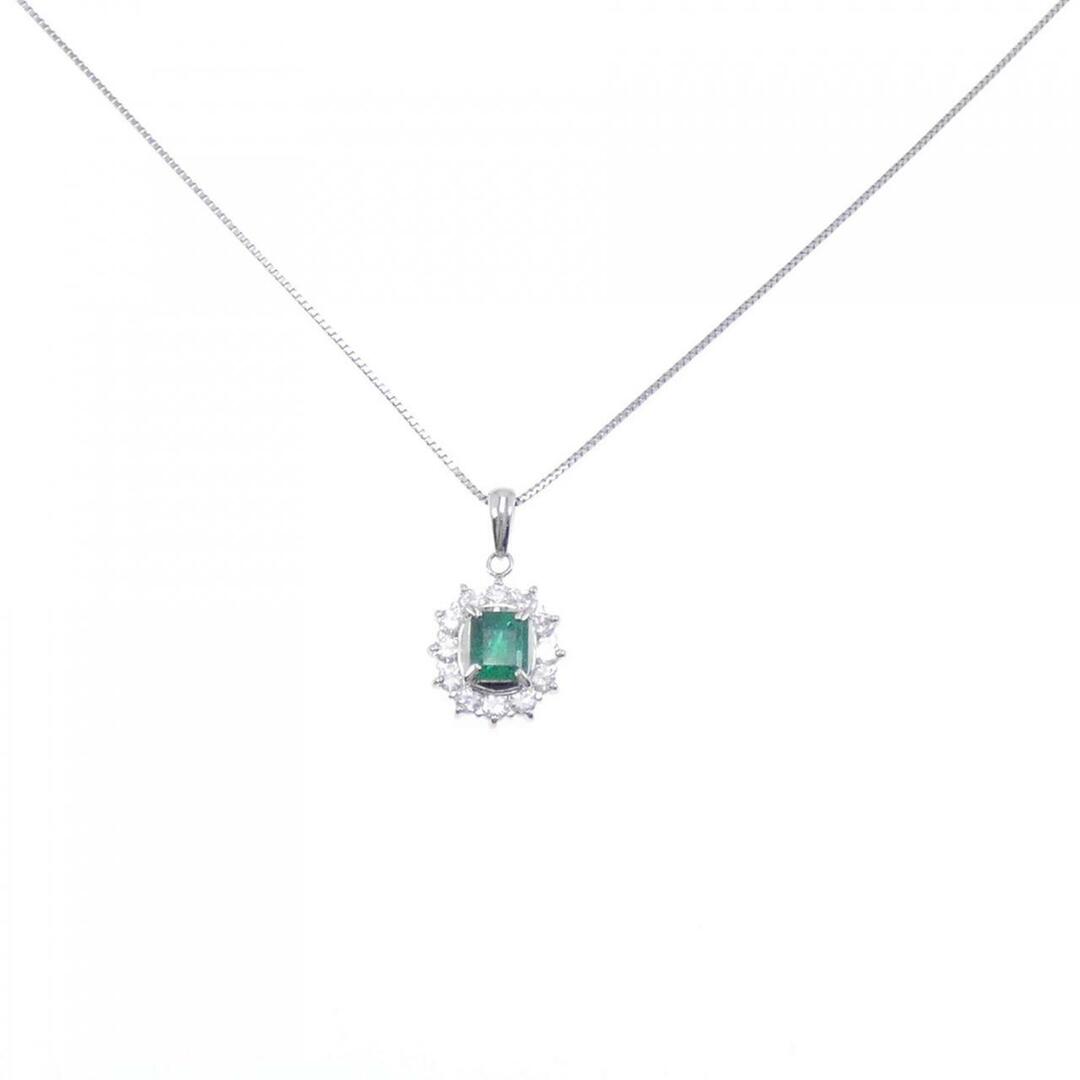 PT エメラルド ネックレス 0.77CT