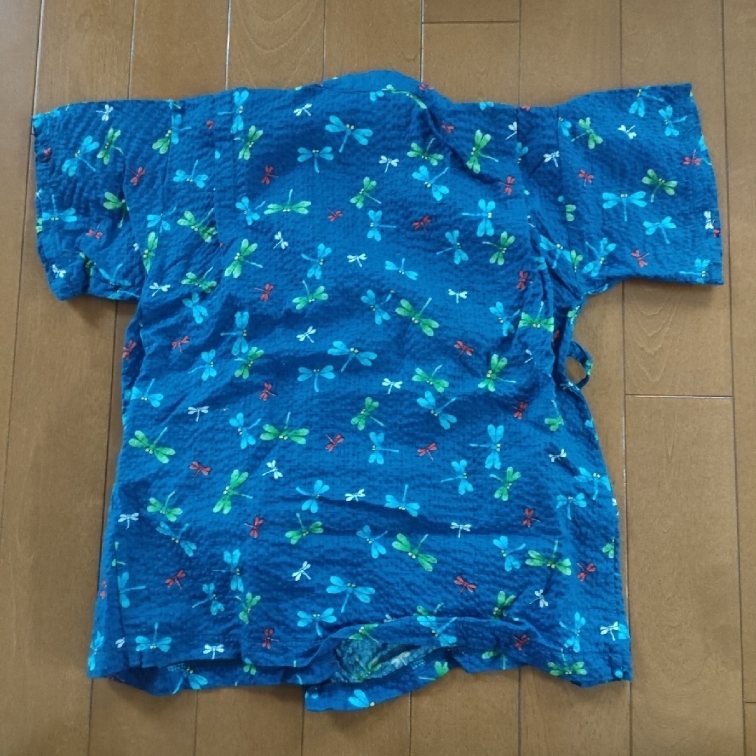 甚平　キッズ　ベビー　110 キッズ/ベビー/マタニティのキッズ服男の子用(90cm~)(甚平/浴衣)の商品写真