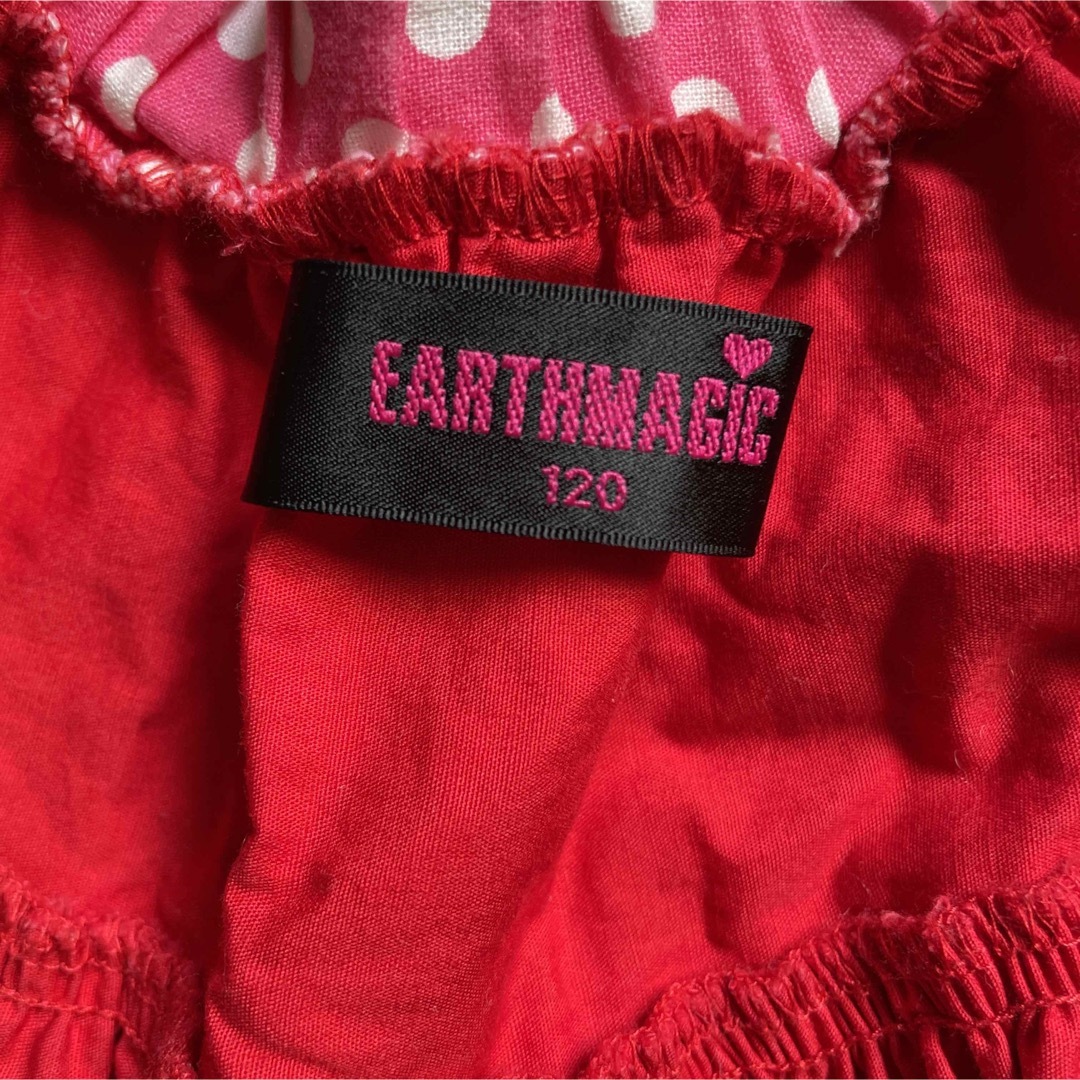 EARTHMAGIC(アースマジック)のアースマジック　120㎝　スカート キッズ/ベビー/マタニティのキッズ服女の子用(90cm~)(スカート)の商品写真