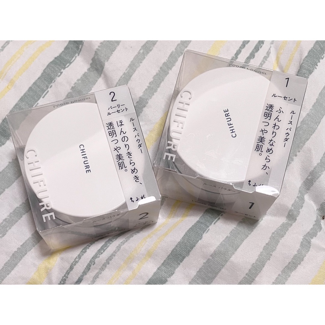 ちふれ(チフレ)のちふれ ルースパウダー ルーセント、パーリールーセント2色セット コスメ/美容のベースメイク/化粧品(フェイスパウダー)の商品写真