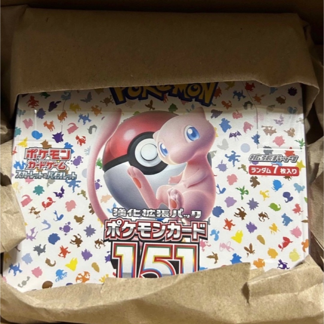 ポケモンカード　151 ポケセン産　シュリンク付き　新品未開封