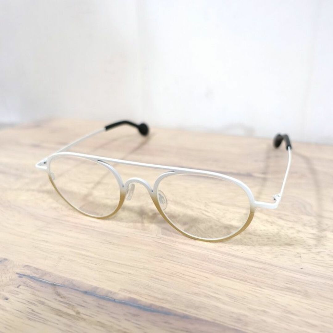 極美品】theo ティアドロップ型 メガネ Century テオ-
