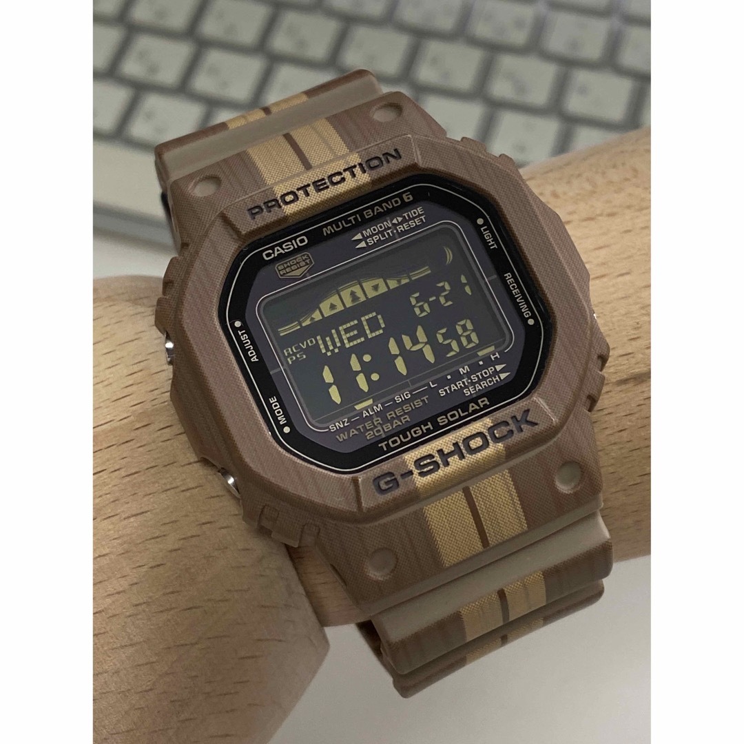 G-SHOCK/GWX-5600/スピード/電波ソーラー/木目/ウッド/ホワイト G-SHOCK/GWX-5600/スピード/電波ソーラー/木目/ウッド/ホワイト