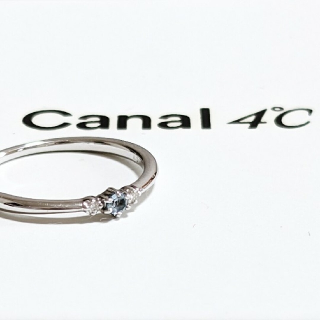 canal４℃(カナルヨンドシー)のまろん様専用 canal4℃✫【WG アクアマリン リング】 レディースのアクセサリー(リング(指輪))の商品写真