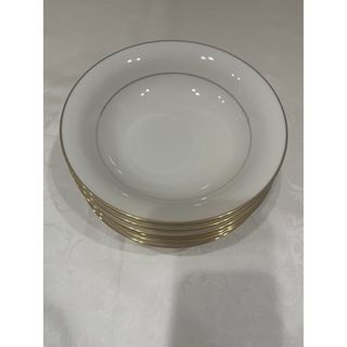 ノリタケ(Noritake)のノリタケ　ゴールドライン　ディーププレート　深皿　カレー皿(食器)