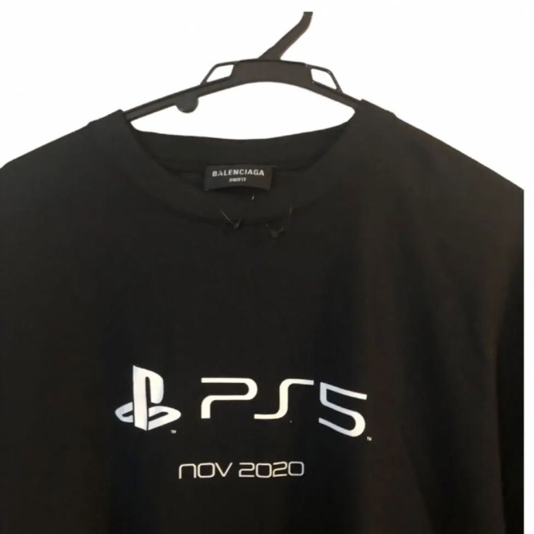 39sYAECABALENCIAGA  バレンシアガ PLAYSTATION™  黒Tシャツ