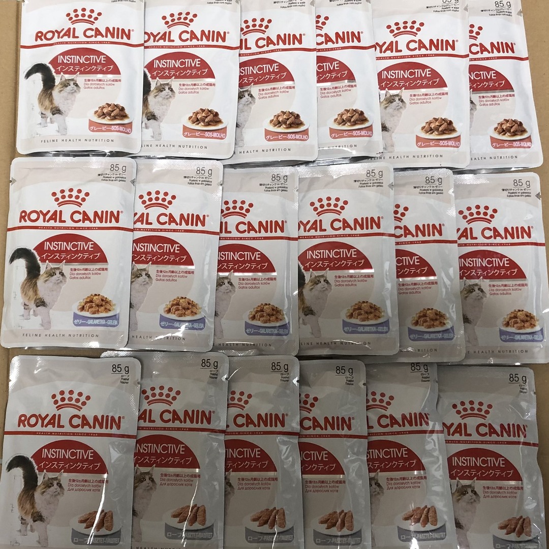 ROYAL CANIN(ロイヤルカナン)のロイヤルカナン 成猫用ウェットフード3種20袋 グレービー＆ゼリー＆ローフ その他のペット用品(ペットフード)の商品写真