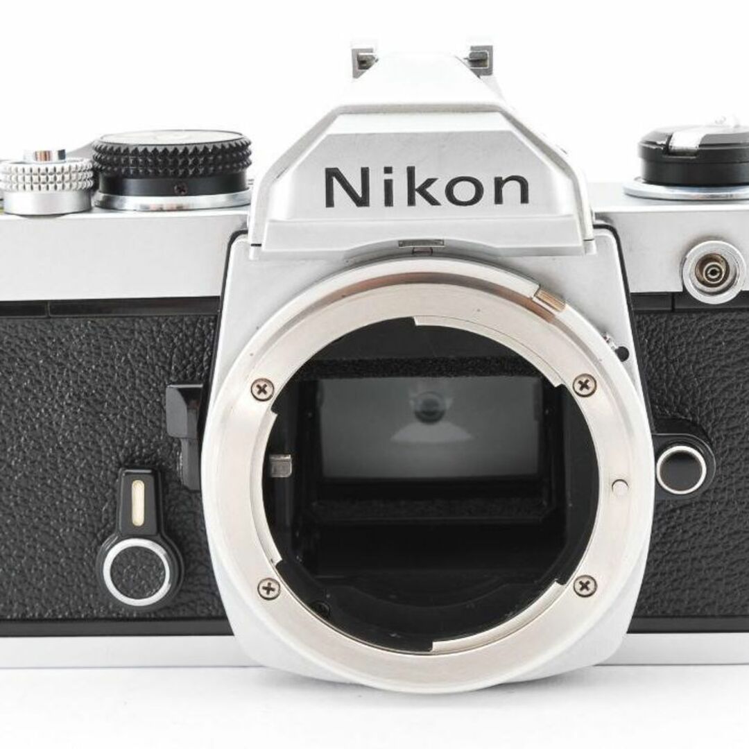 美品 NIKON FM シルバー フィルムカメラ モルト新品交換済 Y782