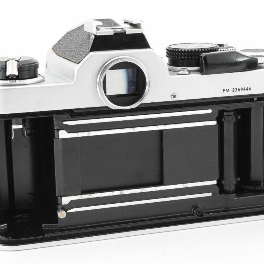 美品 NIKON FM シルバー フィルムカメラ モルト新品交換済 Y782
