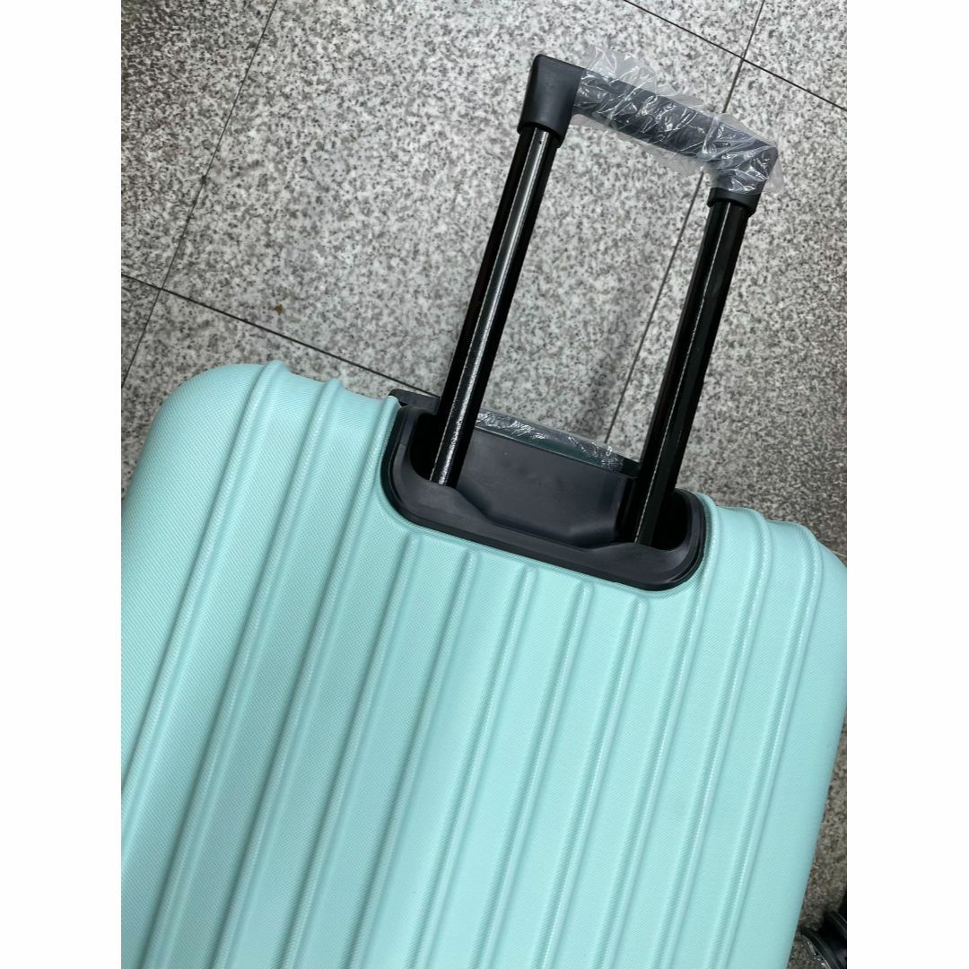 キャリーケース ミントグリーン Lサイズ 新品 拡張機能 軽量 大容量の