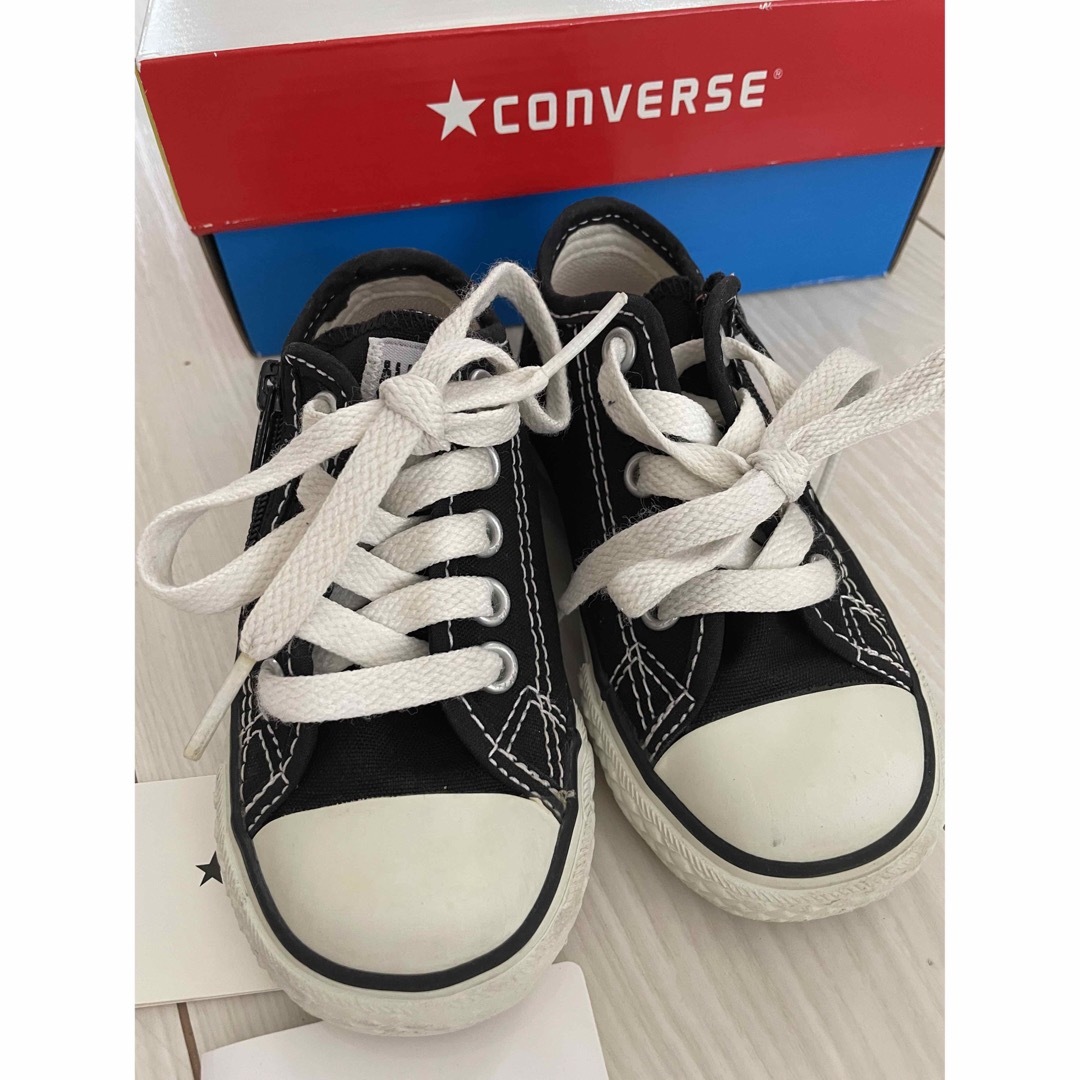 CONVERSE(コンバース)のconverse⭐︎コンバース　黒　15㎝ キッズ/ベビー/マタニティのキッズ靴/シューズ(15cm~)(スニーカー)の商品写真