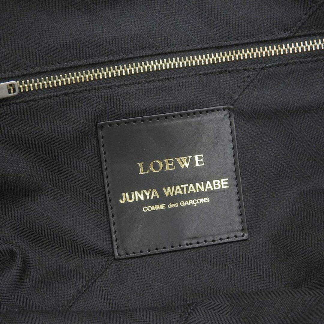 LOEWE ロエベ コムデギャルソン×ジュンヤ ワタナベ トートバッグ ショルダーバッグ ブラック レザー レディース【質屋】