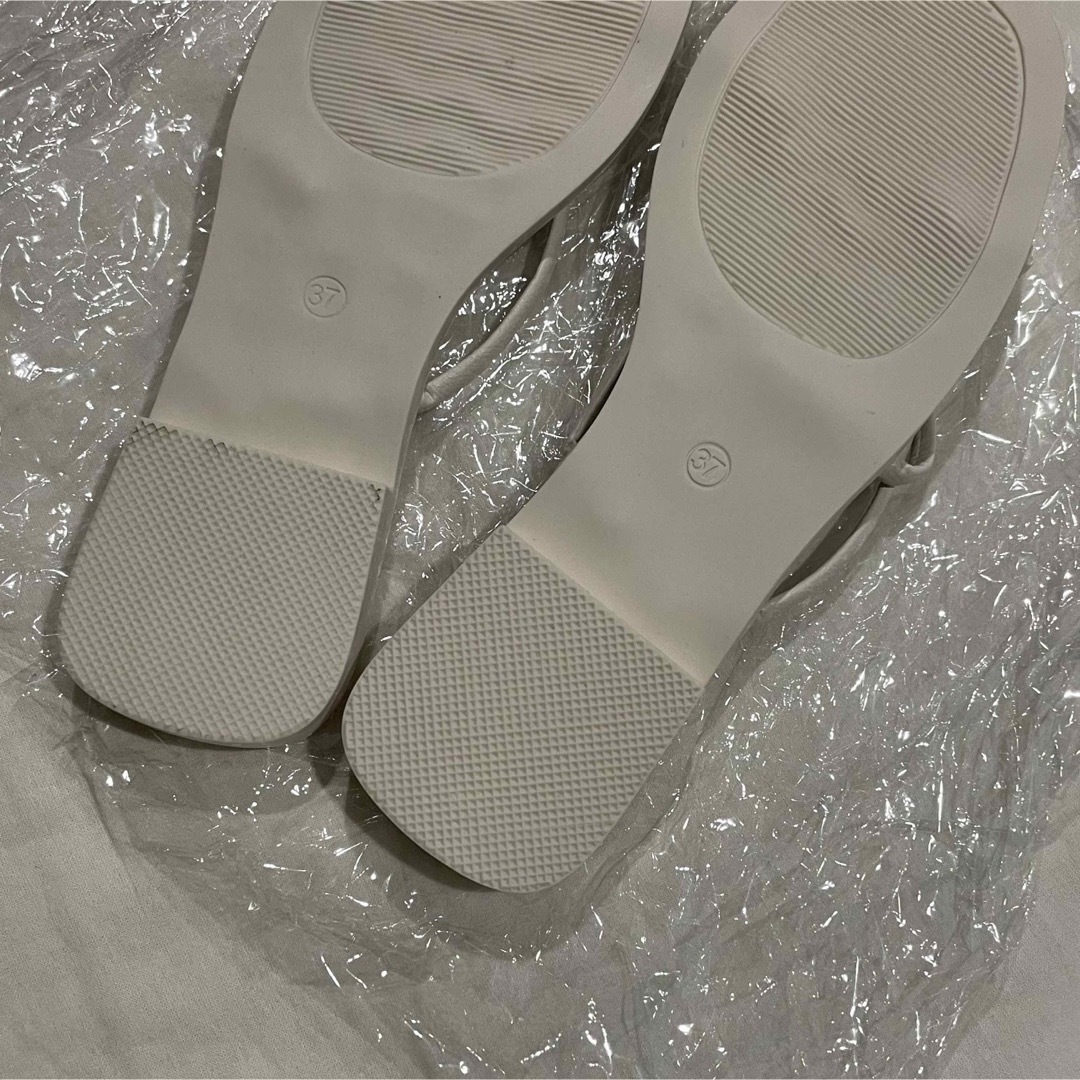 白サンダル レディースの靴/シューズ(サンダル)の商品写真