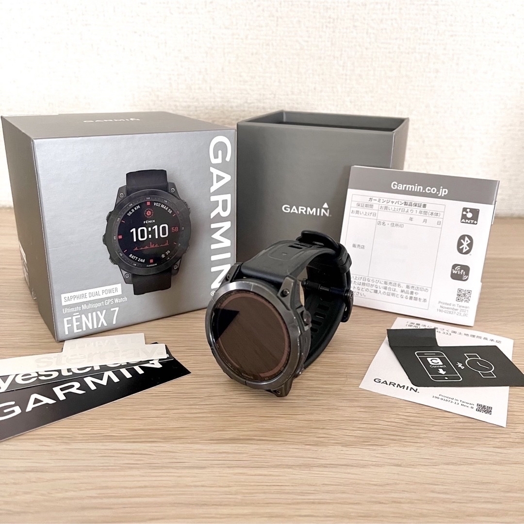 Garmin ガーミン FĒNIX 7 SAPPHIRE DUAL POWER