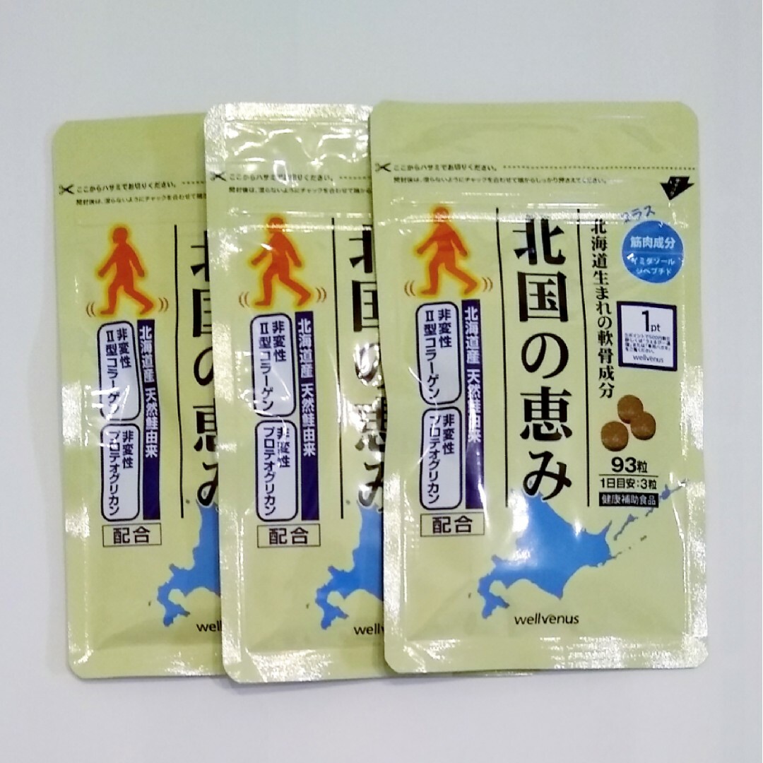3袋セット 北国の恵み 93粒入 - その他