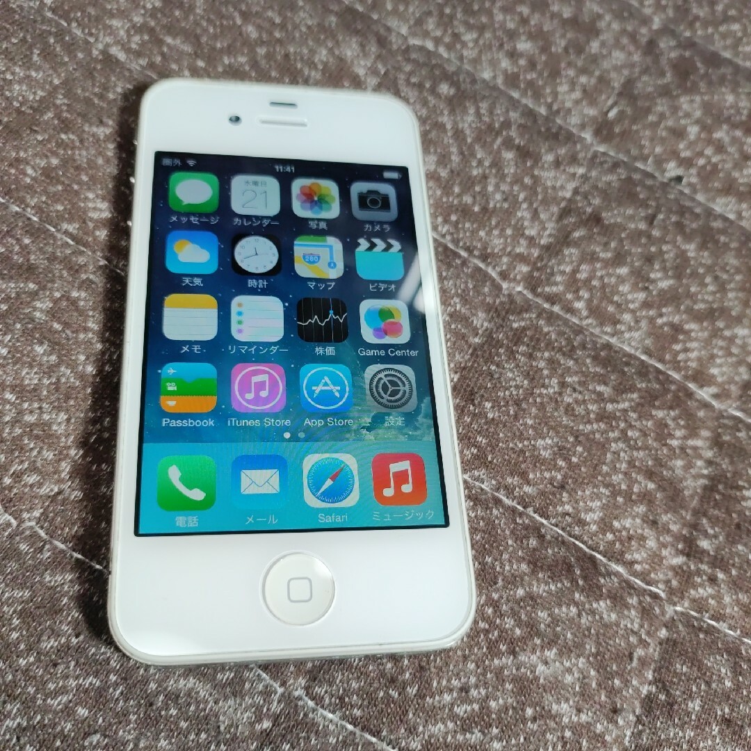 iPhone - 【値下げしました!】iPhone 4 White 16 GB Softbankの通販