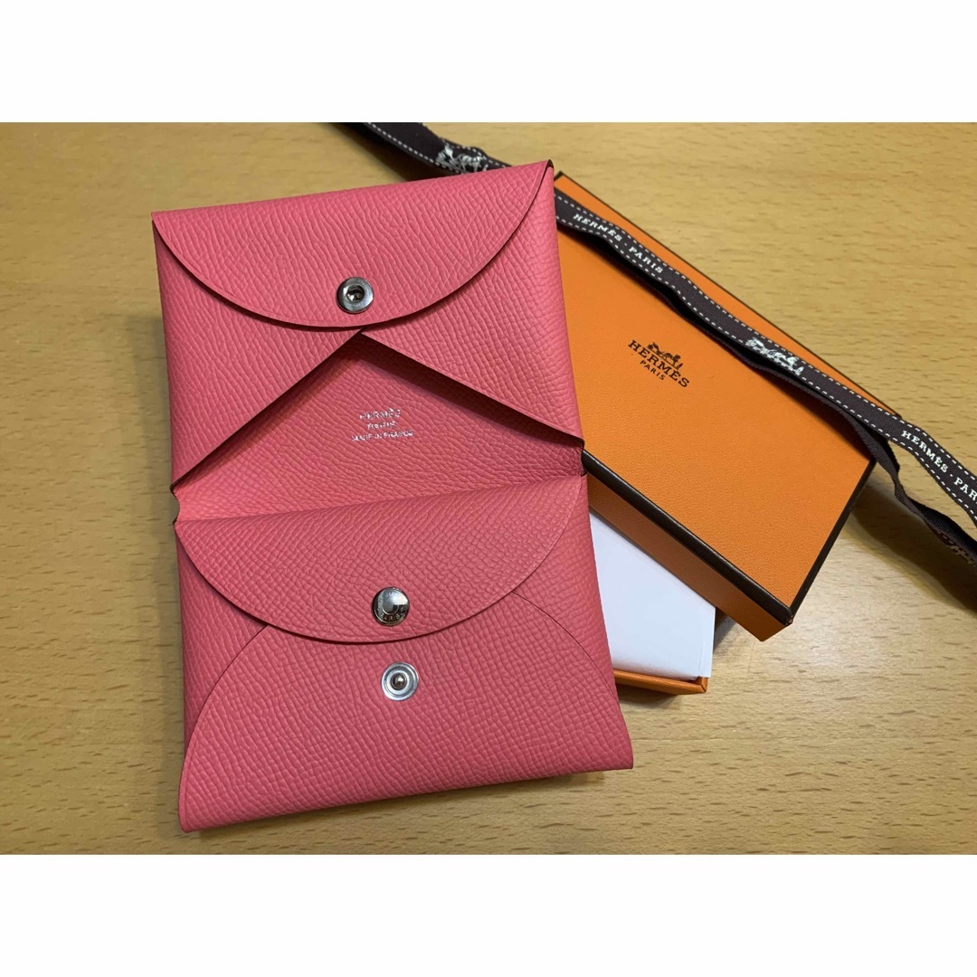 新品 HERMES エルメス カルヴィデュオ ピンク-