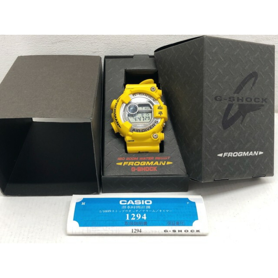 CASIO(カシオ) G-SHOCK FROGMAN フロッグマン MEN IN YELLOW メンインイエロー / DW-8250Y-9T 【007】