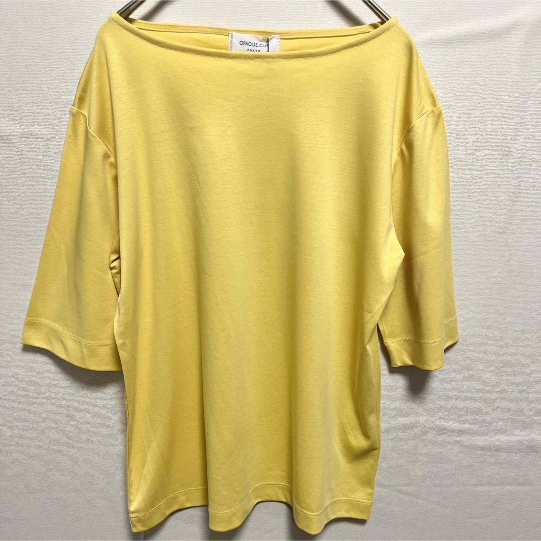 OPAQUE.CLIP - 3506 OPAQUE.CLIP ワールド Tシャツ イエロー M 新品未