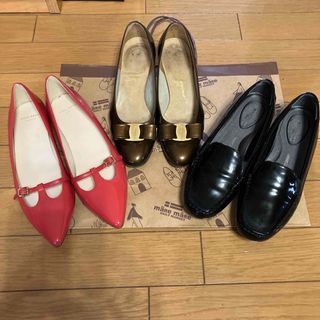 コールハーン(Cole Haan)のコールハーン、フェラガモ、ロックポート3点(ハイヒール/パンプス)