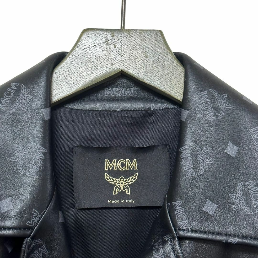 MCM - ☆新品同様☆MCM ライダース レザージャケット メンズ