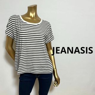 ジーナシス(JEANASIS)の【2661】JEANASIS ボーダー トップスF(カットソー(半袖/袖なし))