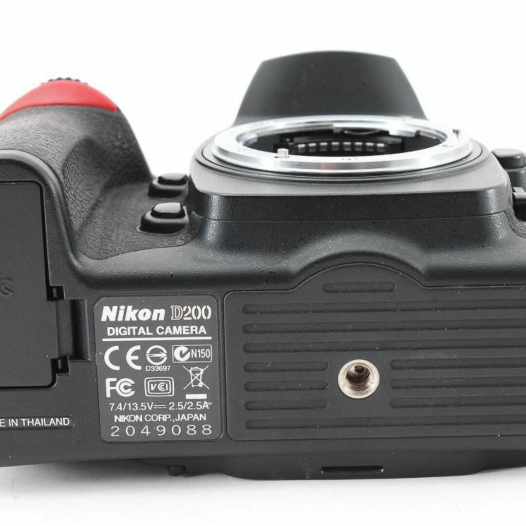 超美品 NIKON D200 デジタル ボディ ショット数 7434枚 C226