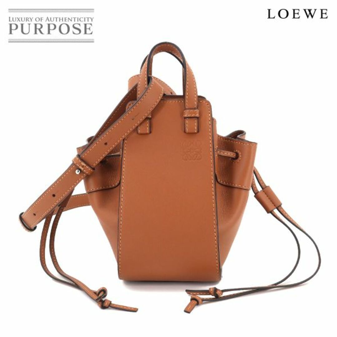 傷や汚れもなく美品ですLOEWE / ロエベ レザー ハンモック スモール ハンド ショルダーバッグ