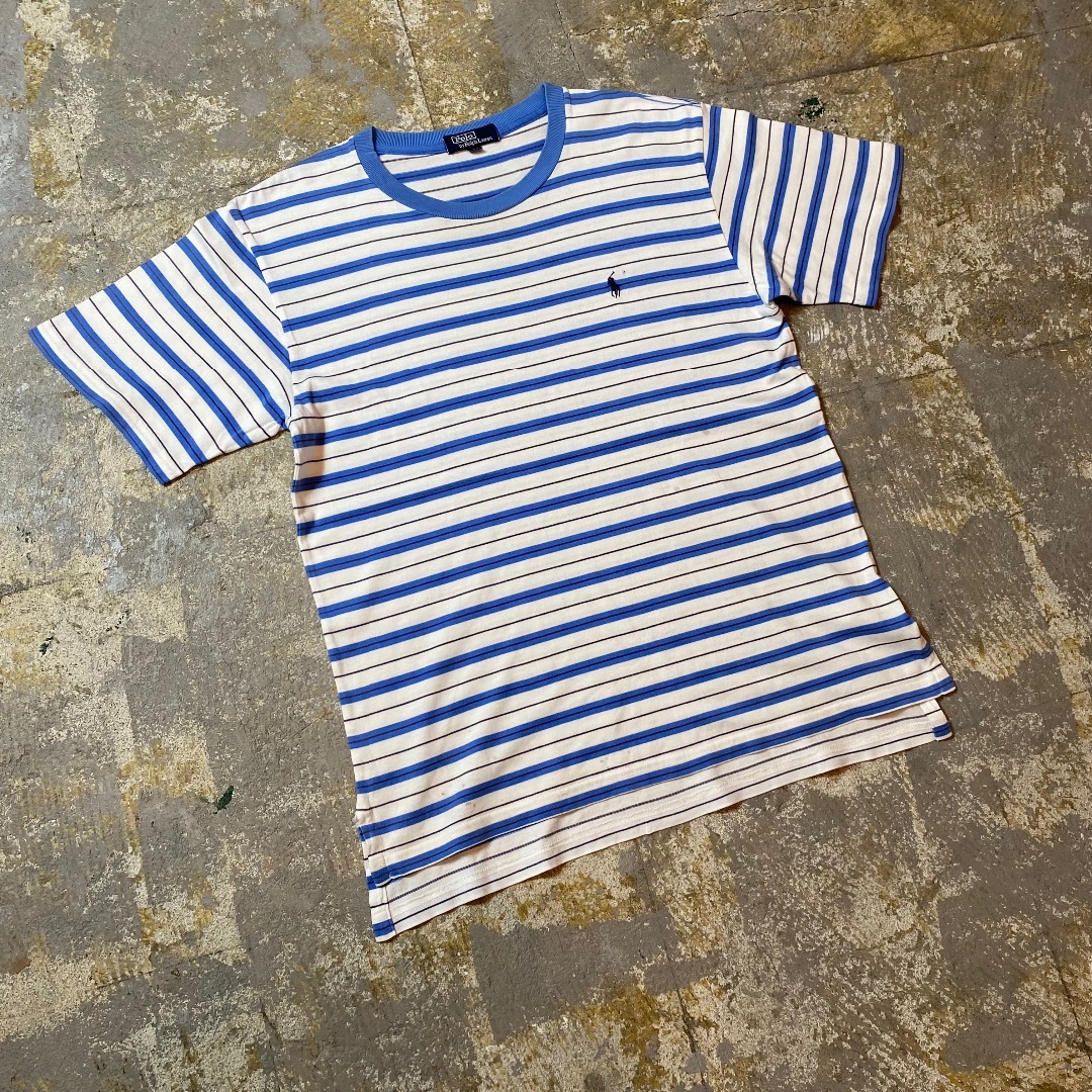 極美品 ralph lauren リネンコットンカットソー M ボーダー 極美品 ralph lauren リネンコットンカットソー M ボーダー