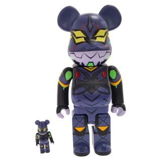 メディコムトイ(MEDICOM TOY)のMEDICOM TOY メディコムトイ BE@RBRICK シンエヴァンゲリオン劇場版I 第13号機 新塗装版 NEW PAINTED 100% &400% EVANGELION:3.0 +1.0 ベアブリック フィギュア パープル(その他)