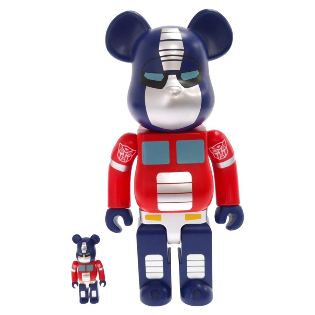 MEDICOM TOY メディコムトイ 2set BE@RBRICK OPTIMUS PRIME 100% & 400% ベアブリック オプティマスプライム フィギュア