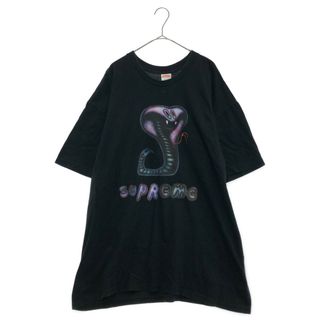 SUPREME シュプリーム 21SS Snake Tee スネークロゴ 半袖Tシャツ カットソー ブラック