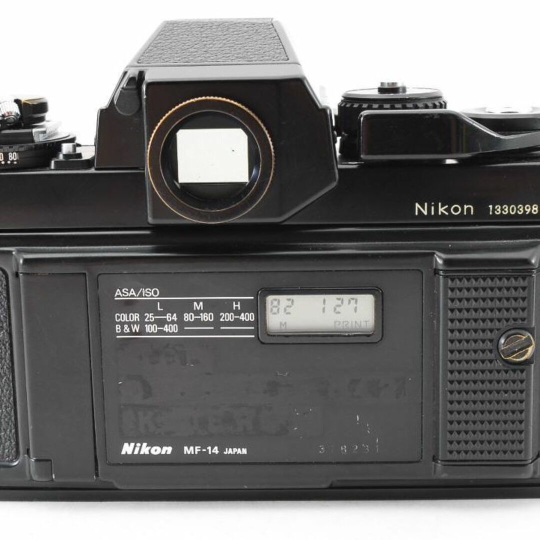 美品　NIKON F3 MF-14 フィルムカメラ　モルト新品交換済 Y727