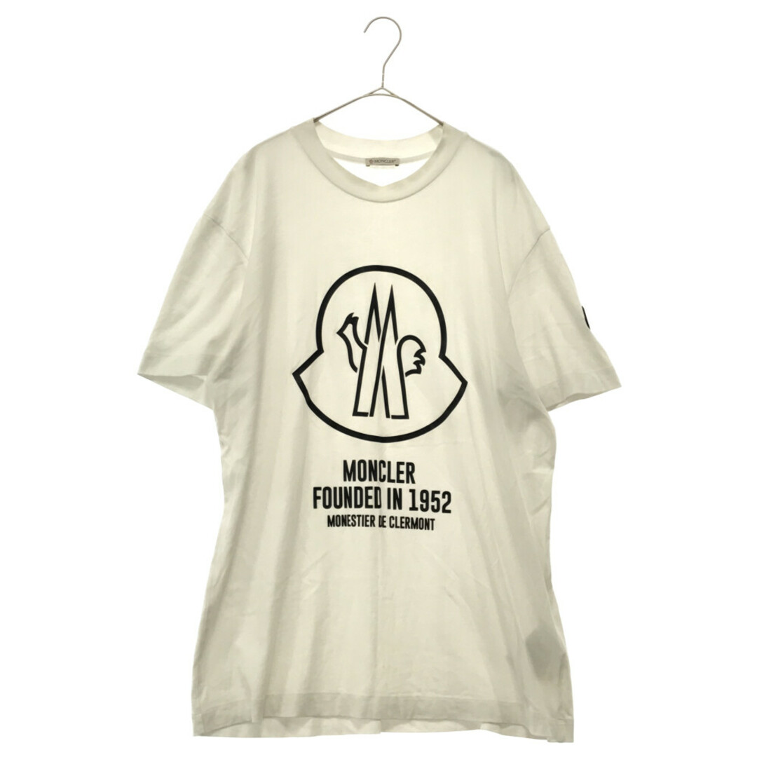 MONCLER モンクレール 22SS BIG LOGO PRINT ビッグロゴプリント 半袖Tシャツ 半袖カットソー H10918C00029  8390T ホワイト | フリマアプリ ラクマ