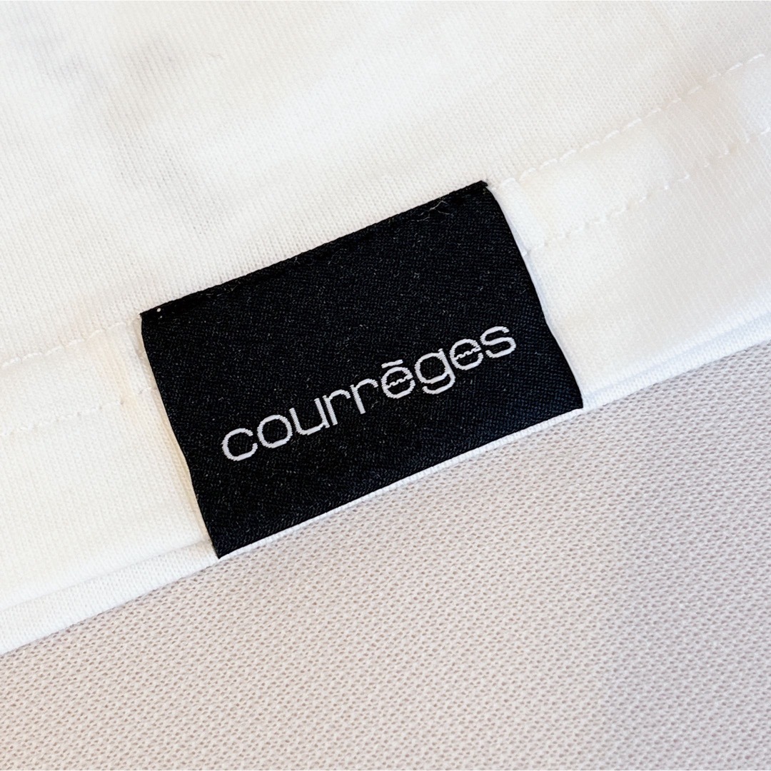 Courreges(クレージュ)の人気 COURREGES クロップド コットン Tシャツ レディースのトップス(Tシャツ(半袖/袖なし))の商品写真