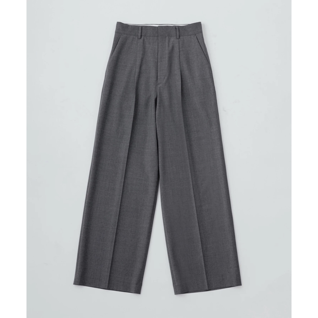 AdametRope【新品】yo BIOTOP High waist slacks グレー