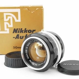 超美品 ニコン NIKKOR-S Auto 50mm F1.4 元箱付 Y745