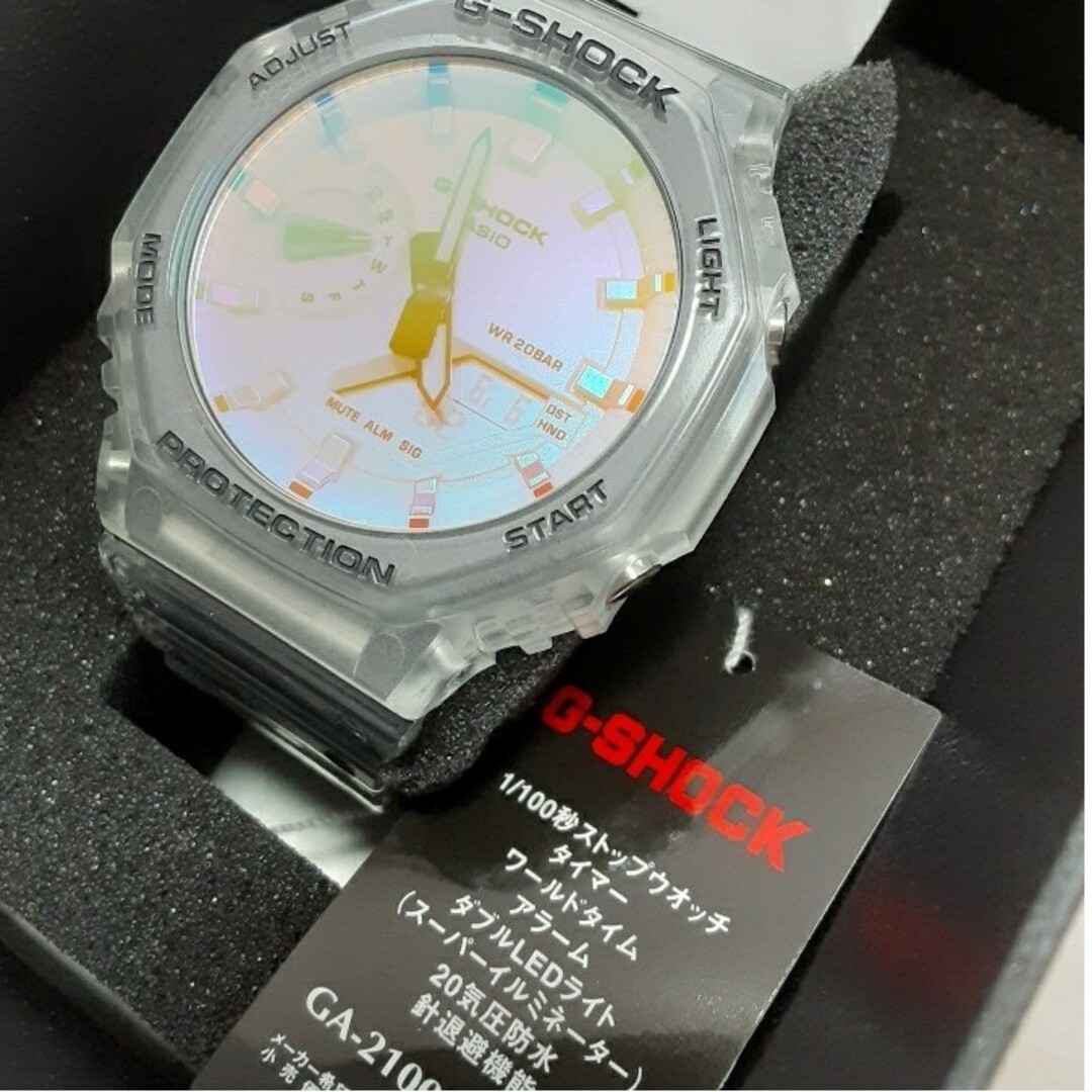 未使用 CASIO G-SHOCK GA-2100SRS-7AJF newbornbrainsociety.org