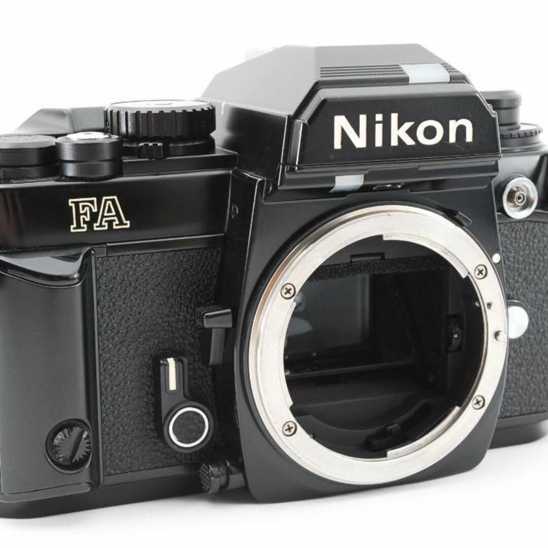 超美品　NIKON FA ブラック フィルムカメラ　モルト新品交換済 Y736