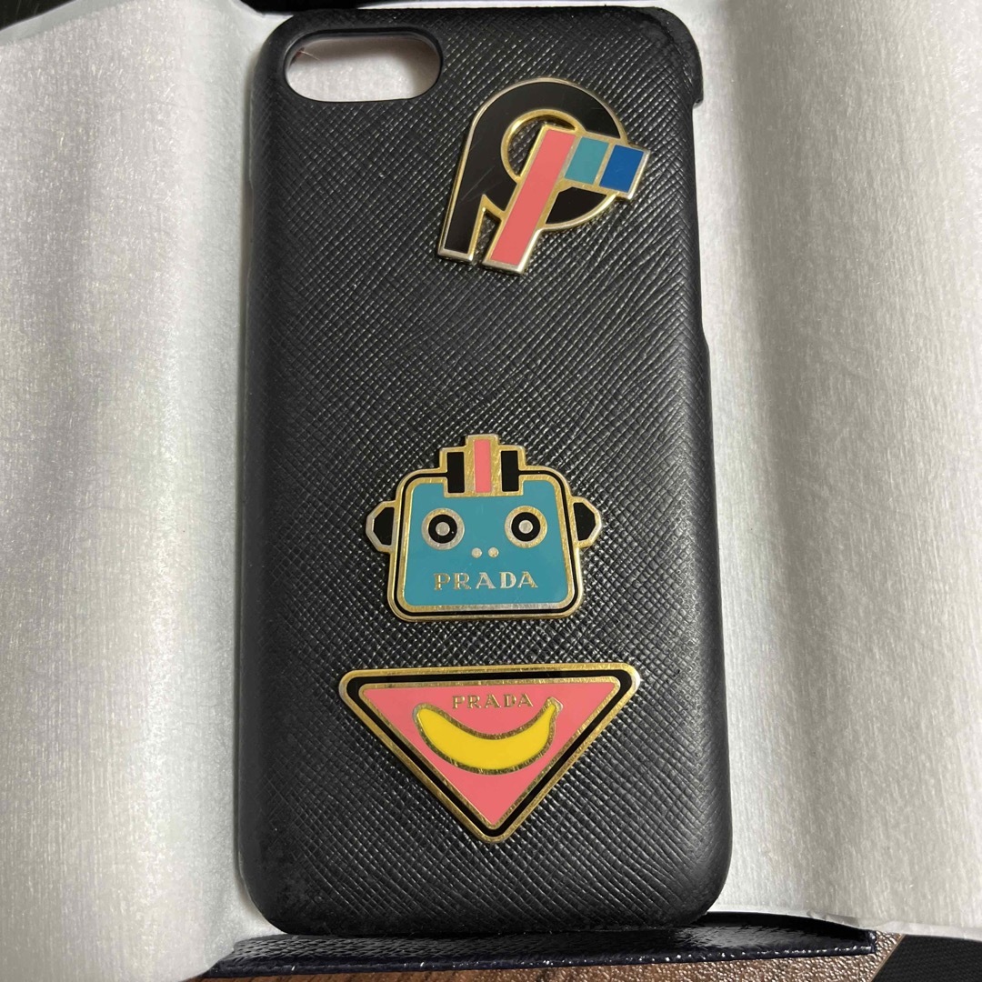 PRADA◇iPhone ⅩS MAX ケース◇バンカーリング付き◇新品-