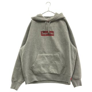 超歓迎 Supreme パーカー グレー 厚手 刺繍ロゴ XL相当 パーカー - www